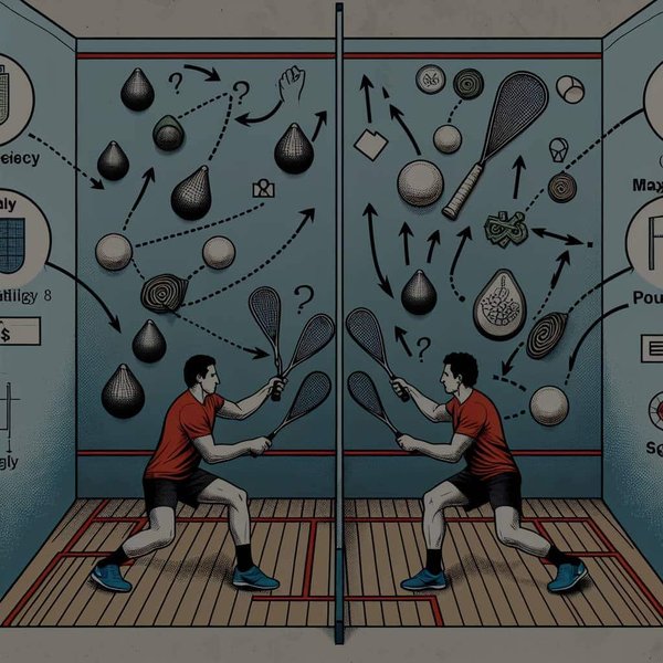 Quelles sont les stratégies de jeu en double au squash pour maximiser l'efficacité ?