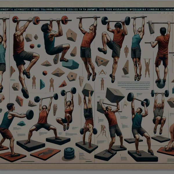 Quels entraînements de force asymétriques sont conseillés pour les grimpeurs souhaitant améliorer leur capacité en dévers?